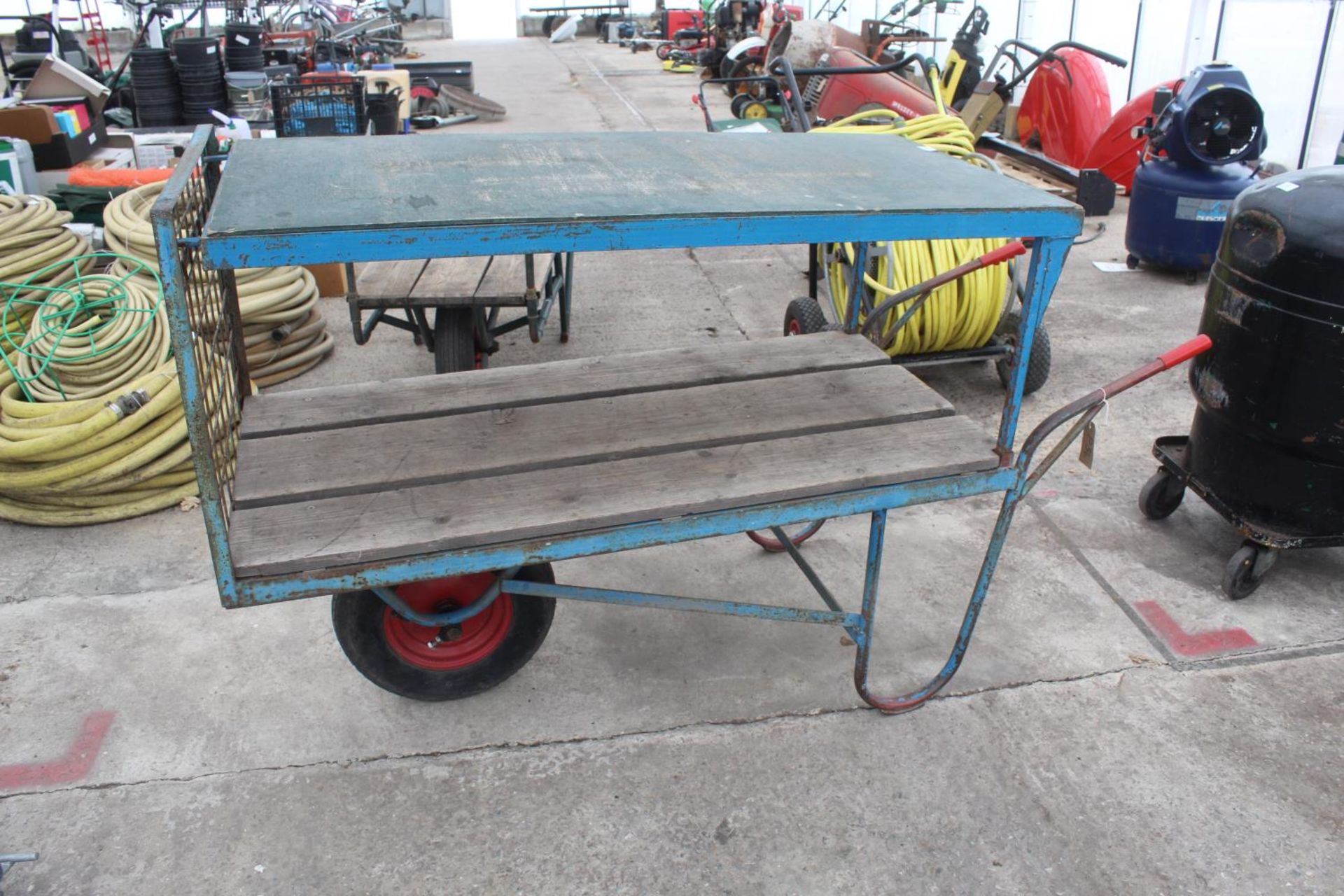 A 2 TIER NURSERY BARROW NO VAT