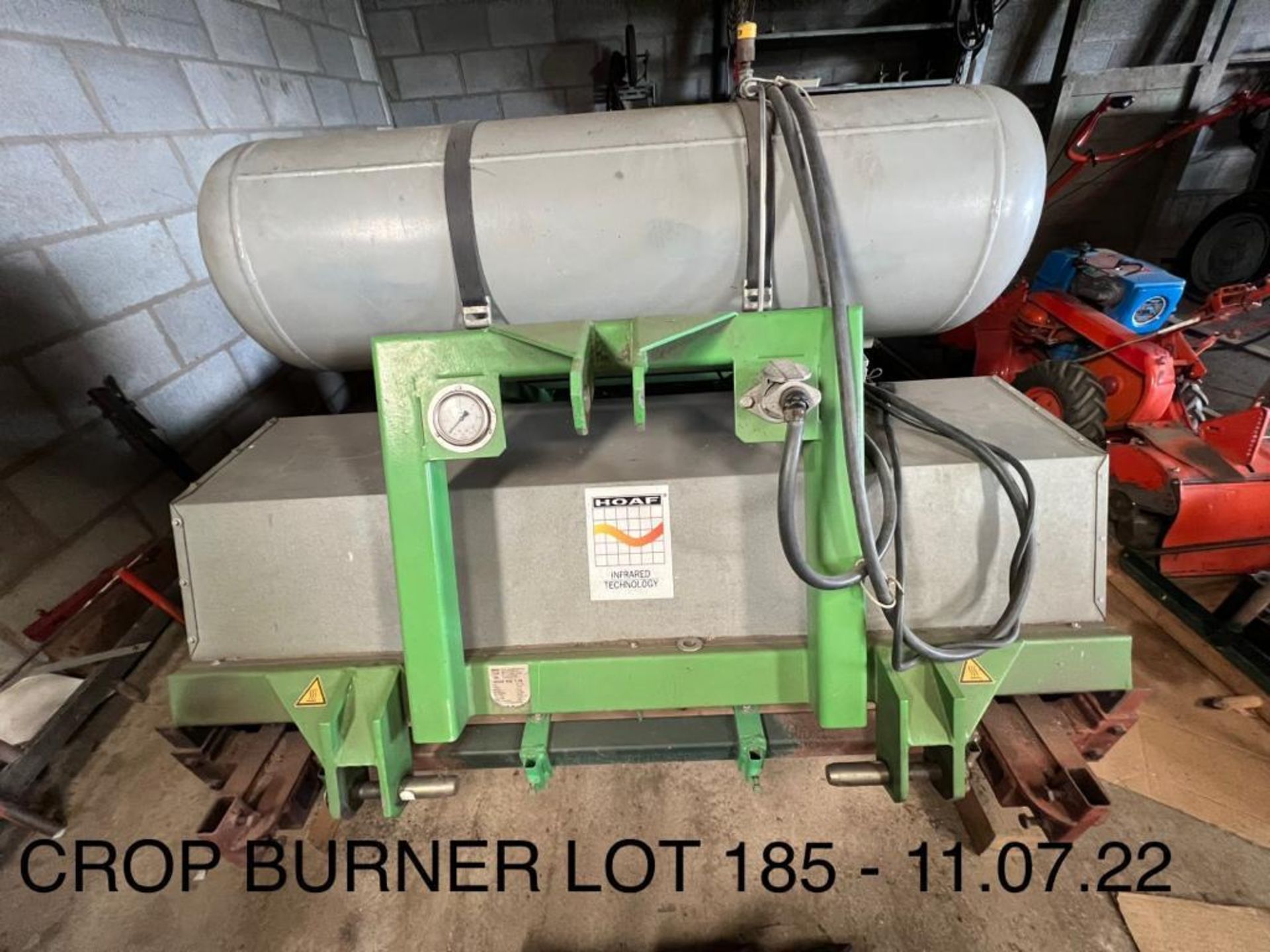 HOAF PROPANE GAS CROP BURNER 54" WIDE & 58" LONG NO VAT COLLECTION FROM MAGULL