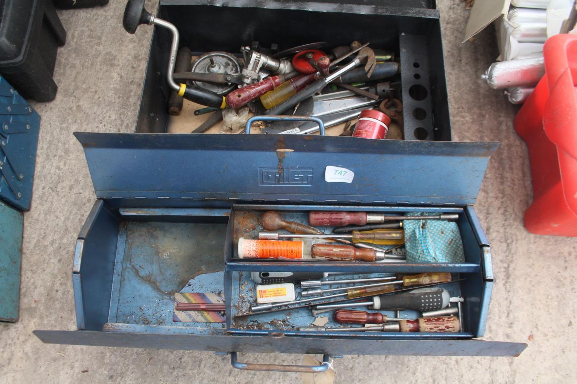 2 TOOL BOXES AND TOOLS NO VAT