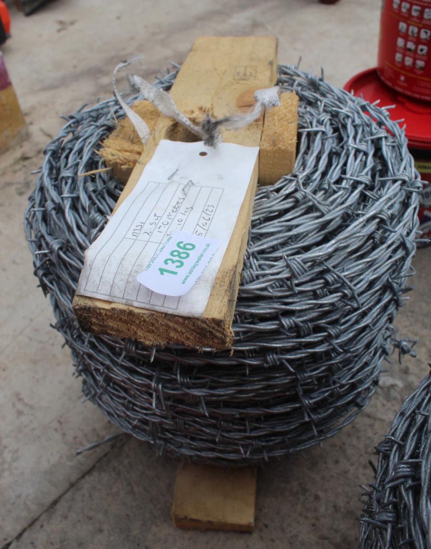 ROLL OF BARBED WIRE + VAT