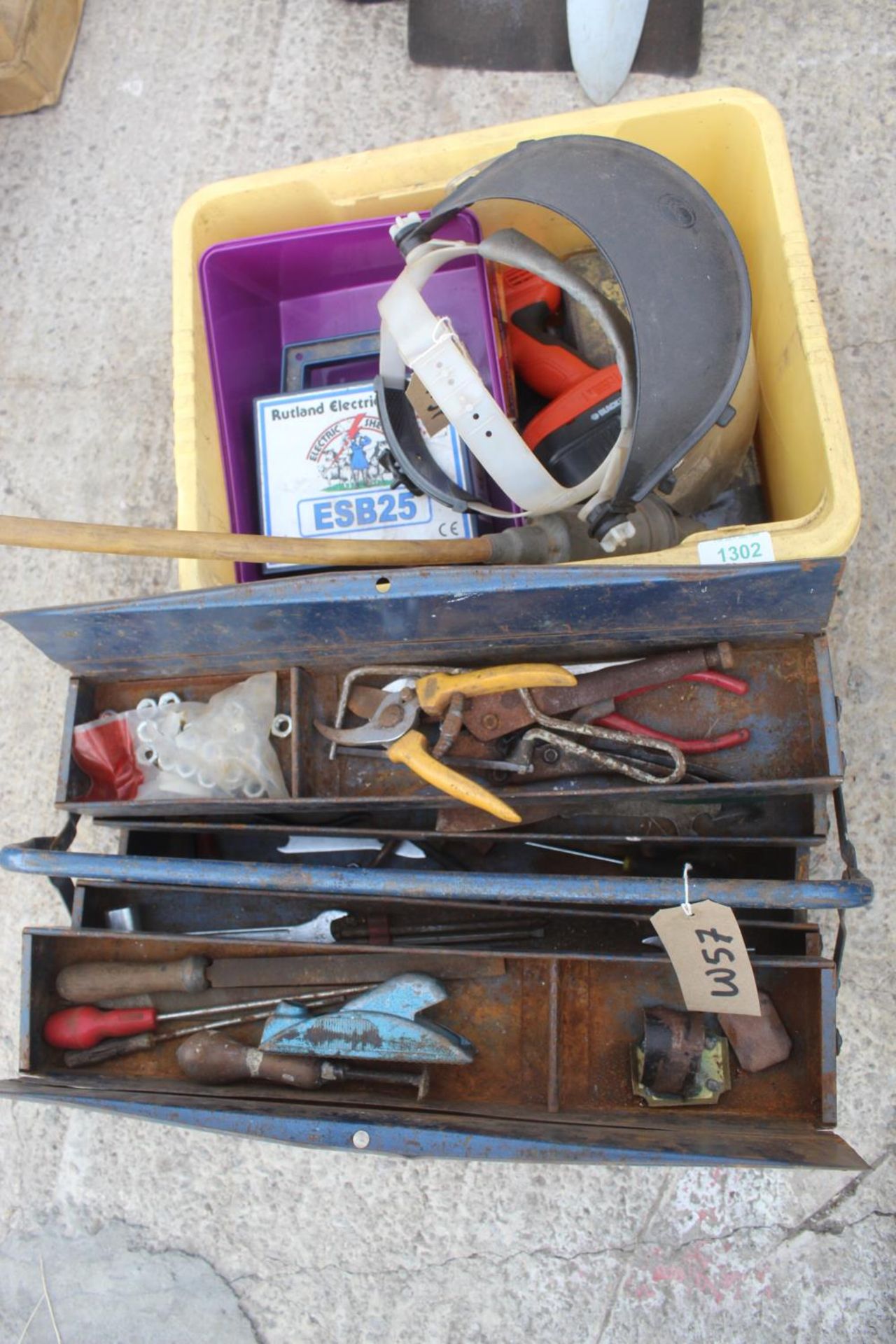 2 TOOL BOXES WITH TOOLS NO VAT