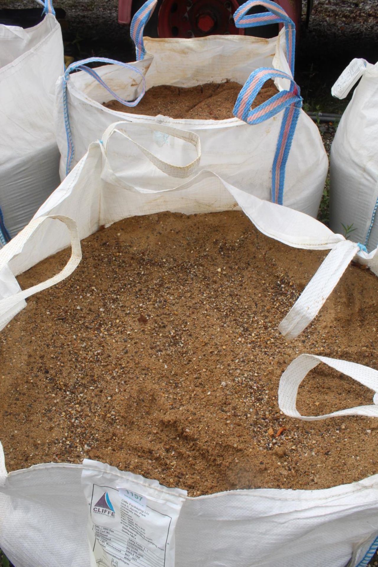 2 TOTES OF GRIT SAND NO VAT