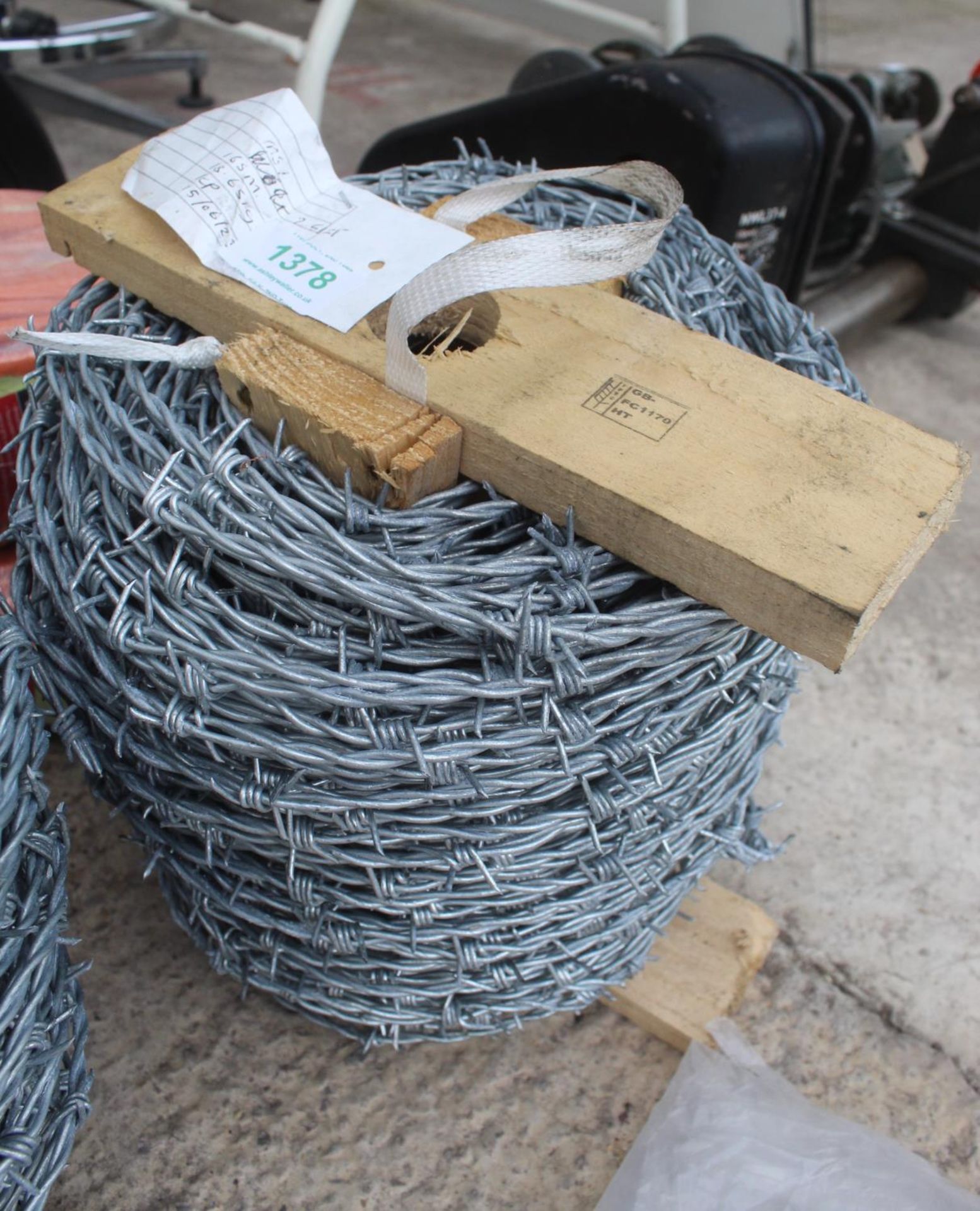 ROLL OF BARBED WIRE + VAT