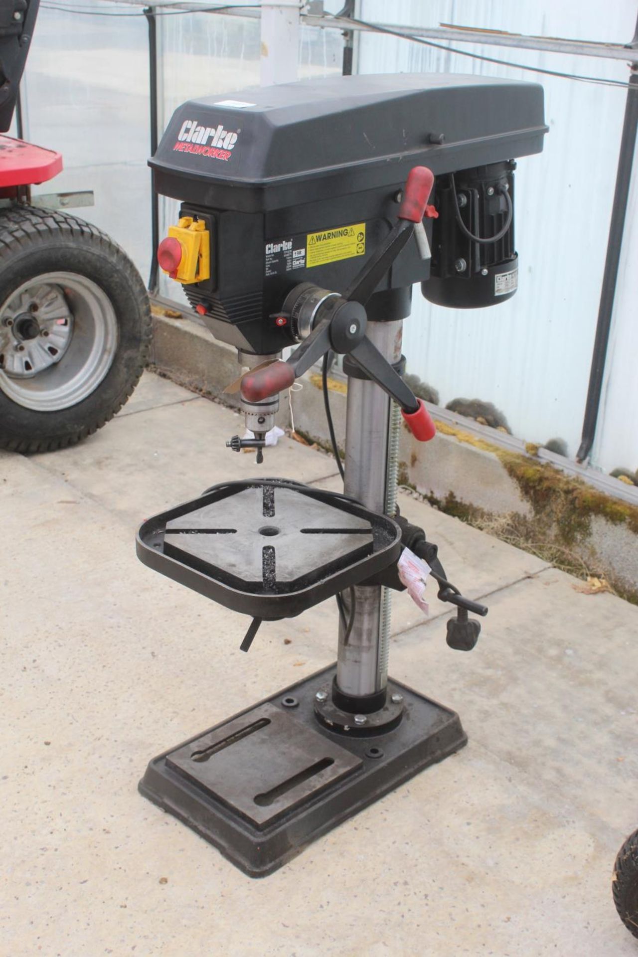 A CLARKE METAL WORKER PILLAR DRILL + VAT