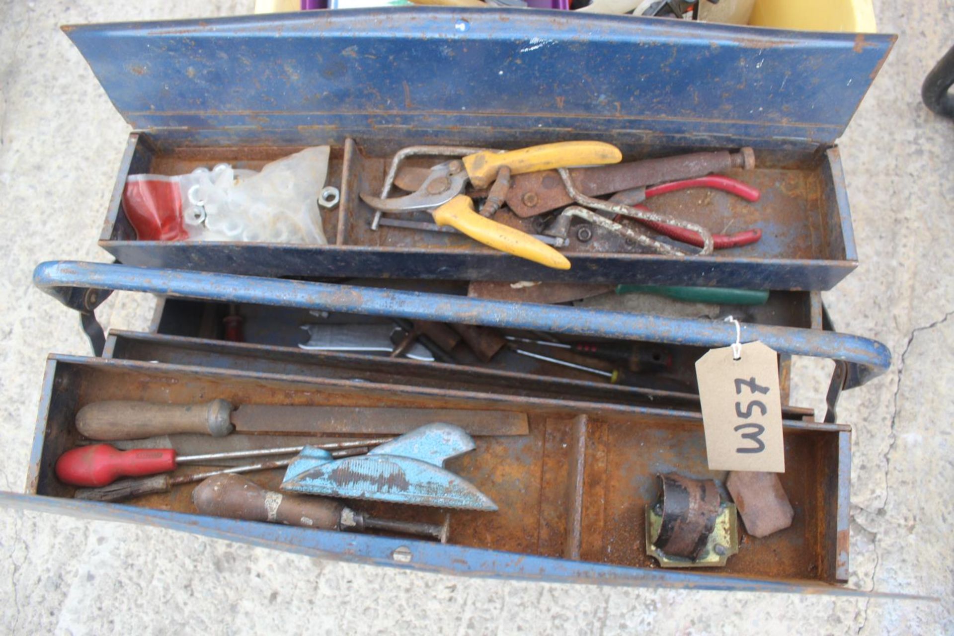 2 TOOL BOXES WITH TOOLS NO VAT - Image 2 of 3