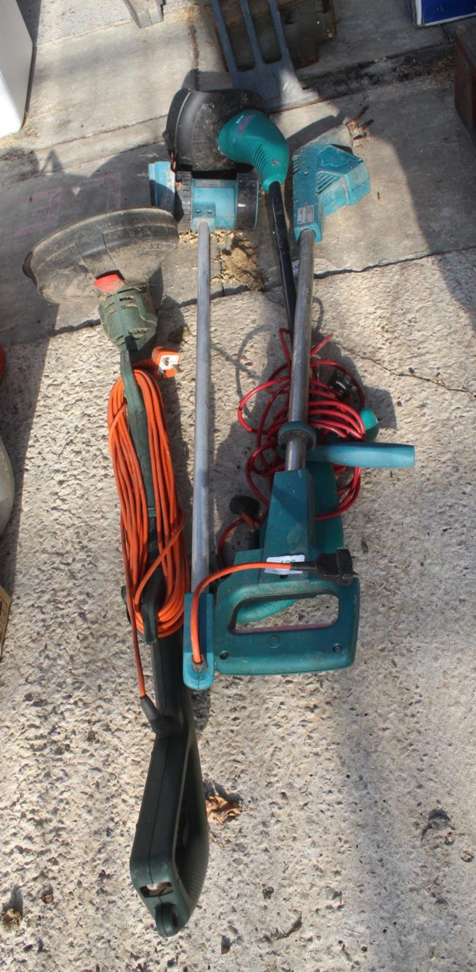 TWO STRIMMERS, LAWN EDGER & POWER WEEDER - NO VAT