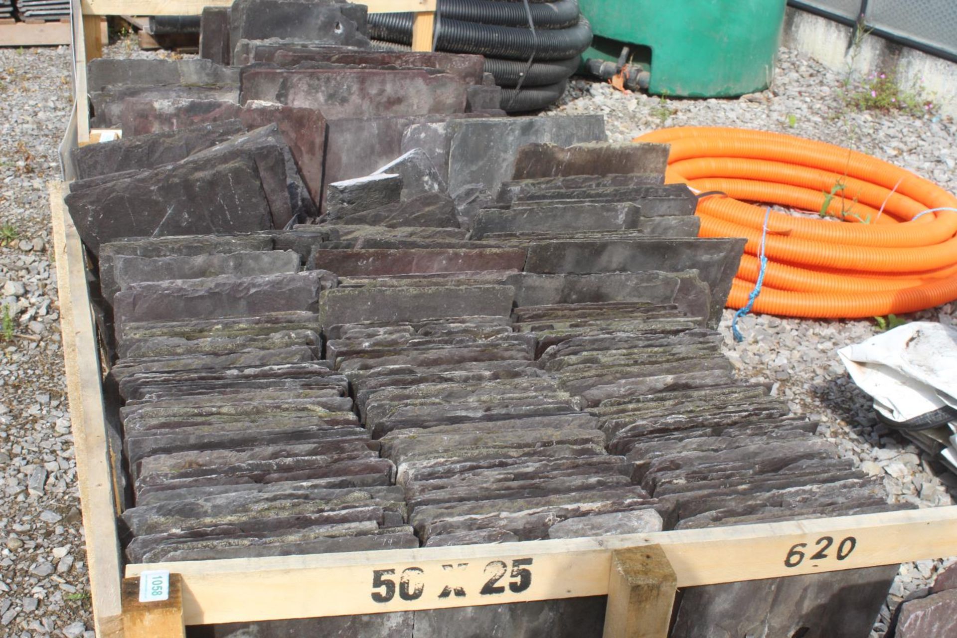 PALLET OF BLUE SLATE ( APPROX. 400 ) + VAT - Image 2 of 2