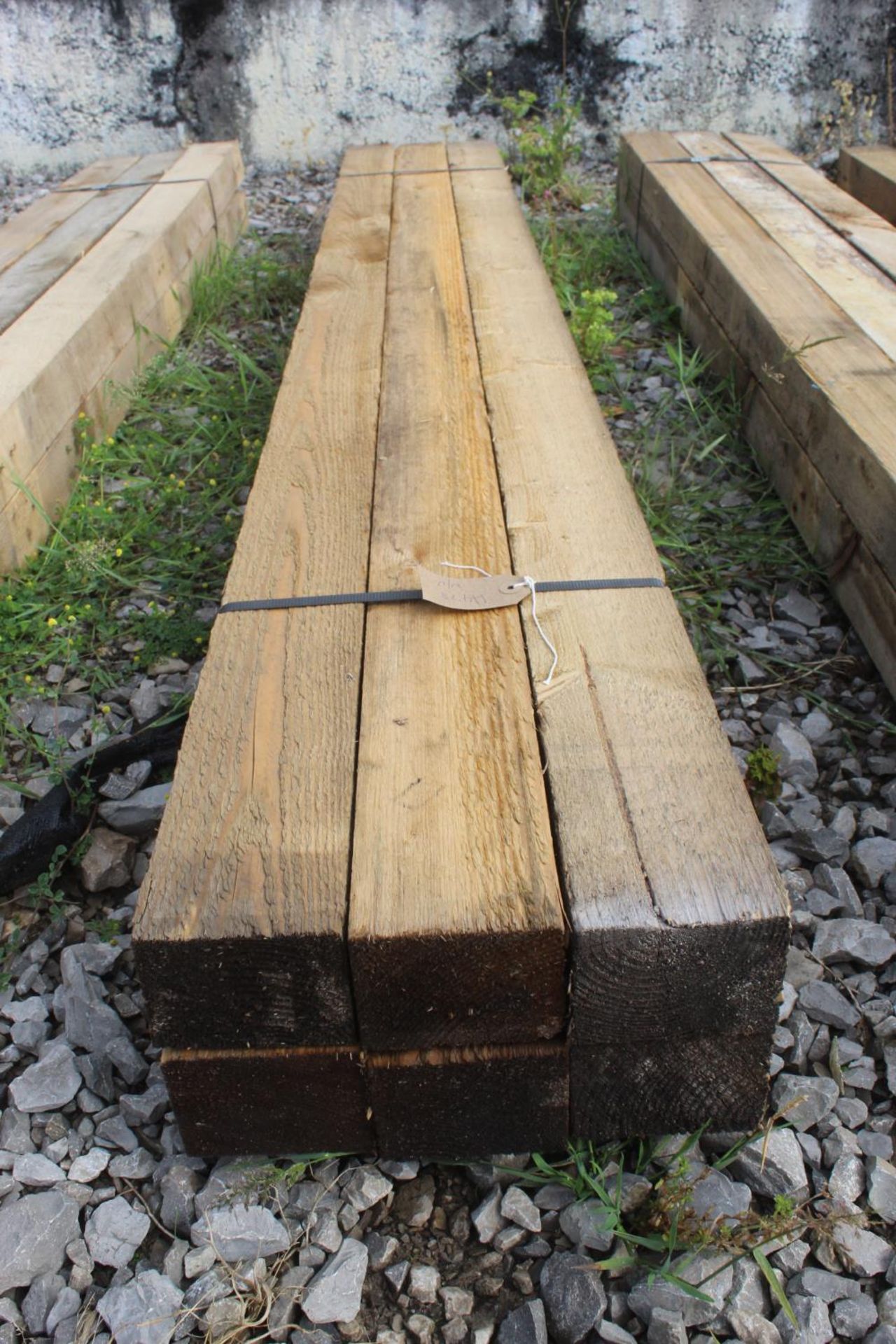 6 TIMBERS 6' 11" 4" X 3" NO VAT