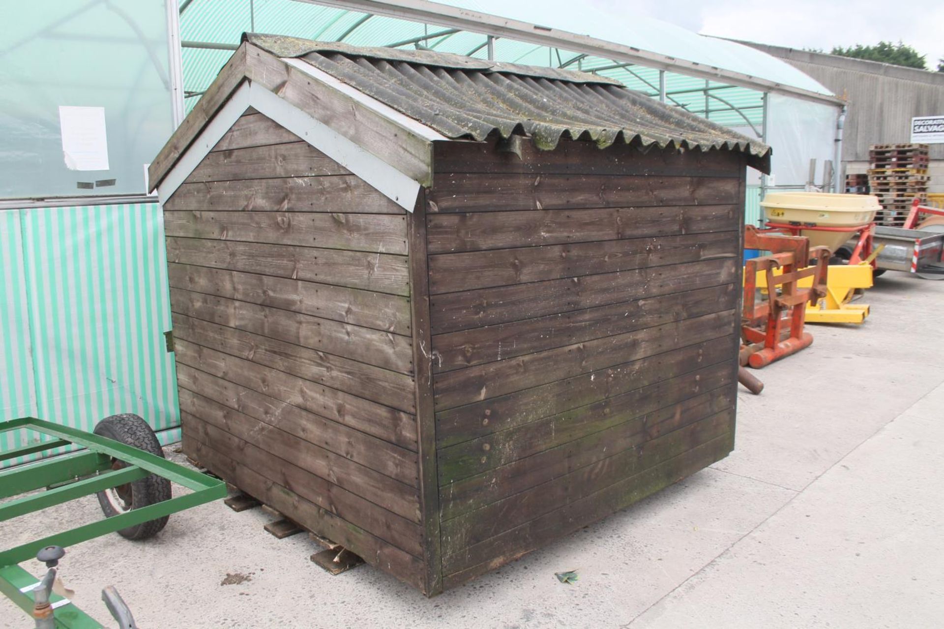 POULTRY HOUSE WITH LAYING BOX 68" WIDE 73"LONG 65" HIGH NO VAT - Image 2 of 2