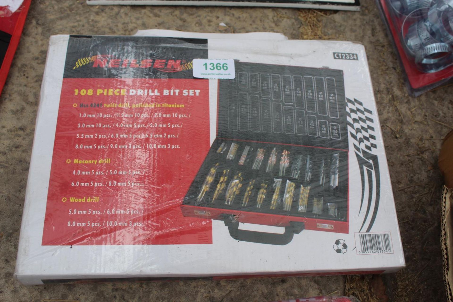 108 PIECE DRILL BIT SET + VAT