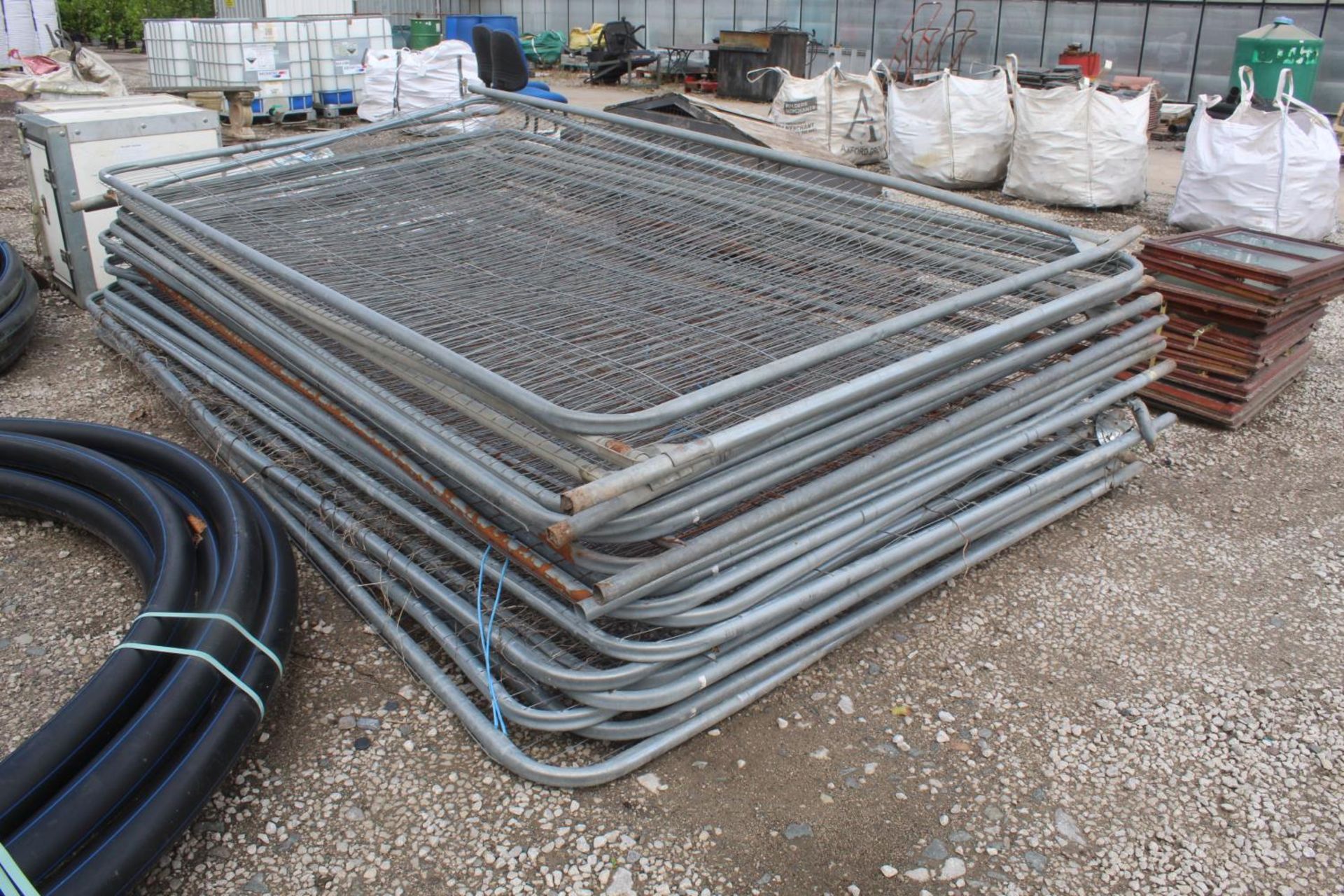 18 HERAS FENCE PANELS NO VAT