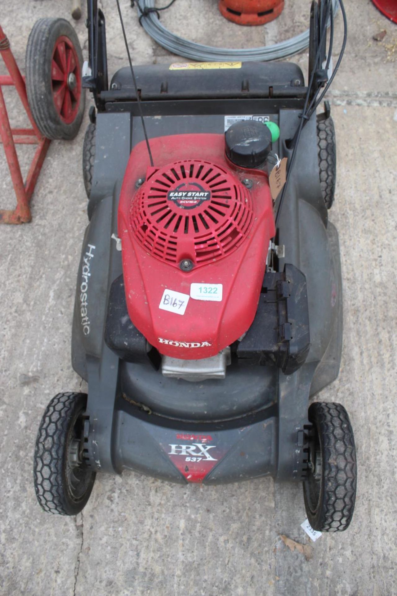 HONDA HRX537 LAWN MOWER NO VAT - Image 2 of 2