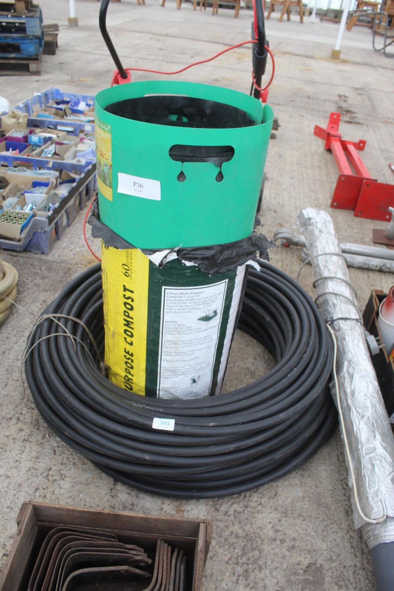 BAG LINERS, HEAT MATS, SPRINKLER PIPE NO VAT