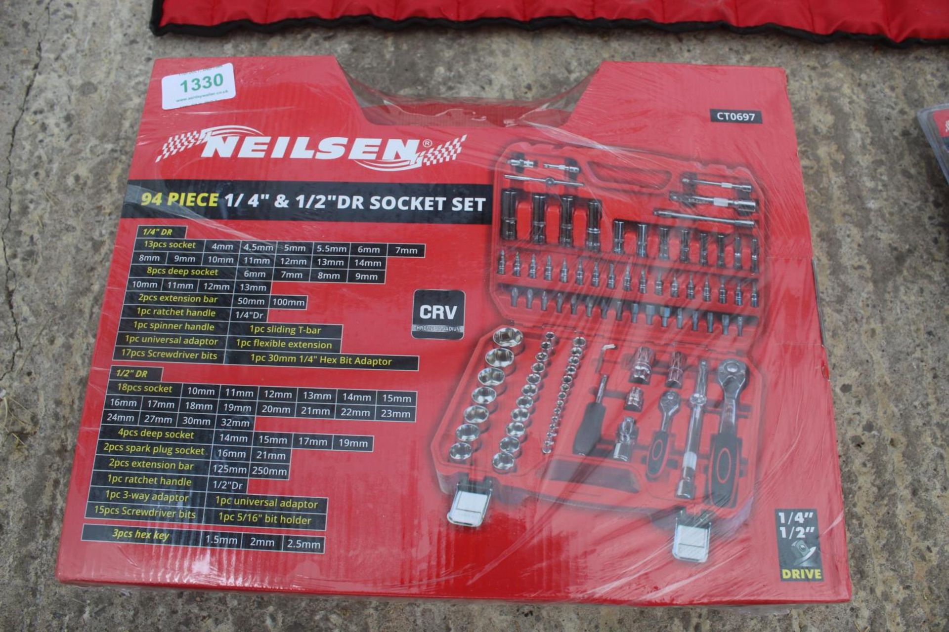 94 PIECE SOCKET SET + VAT