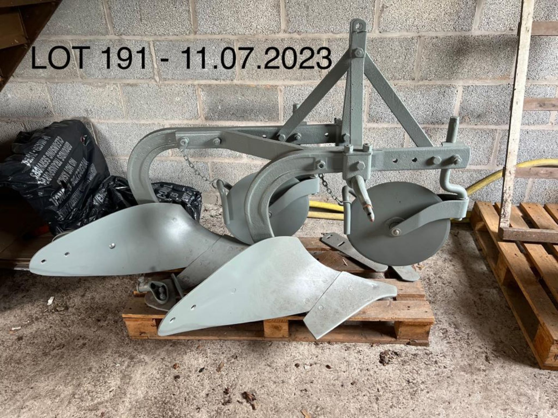 2 FURROW FERGUSON PLOUGH AND SPARES NO VAT COLLECTION FROM MAGULL