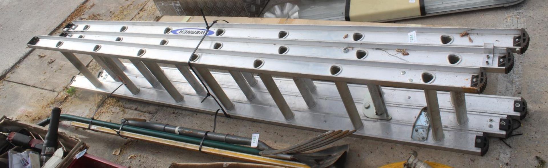 3 PART ALUMINIUM LADDER + VAT - Image 2 of 2