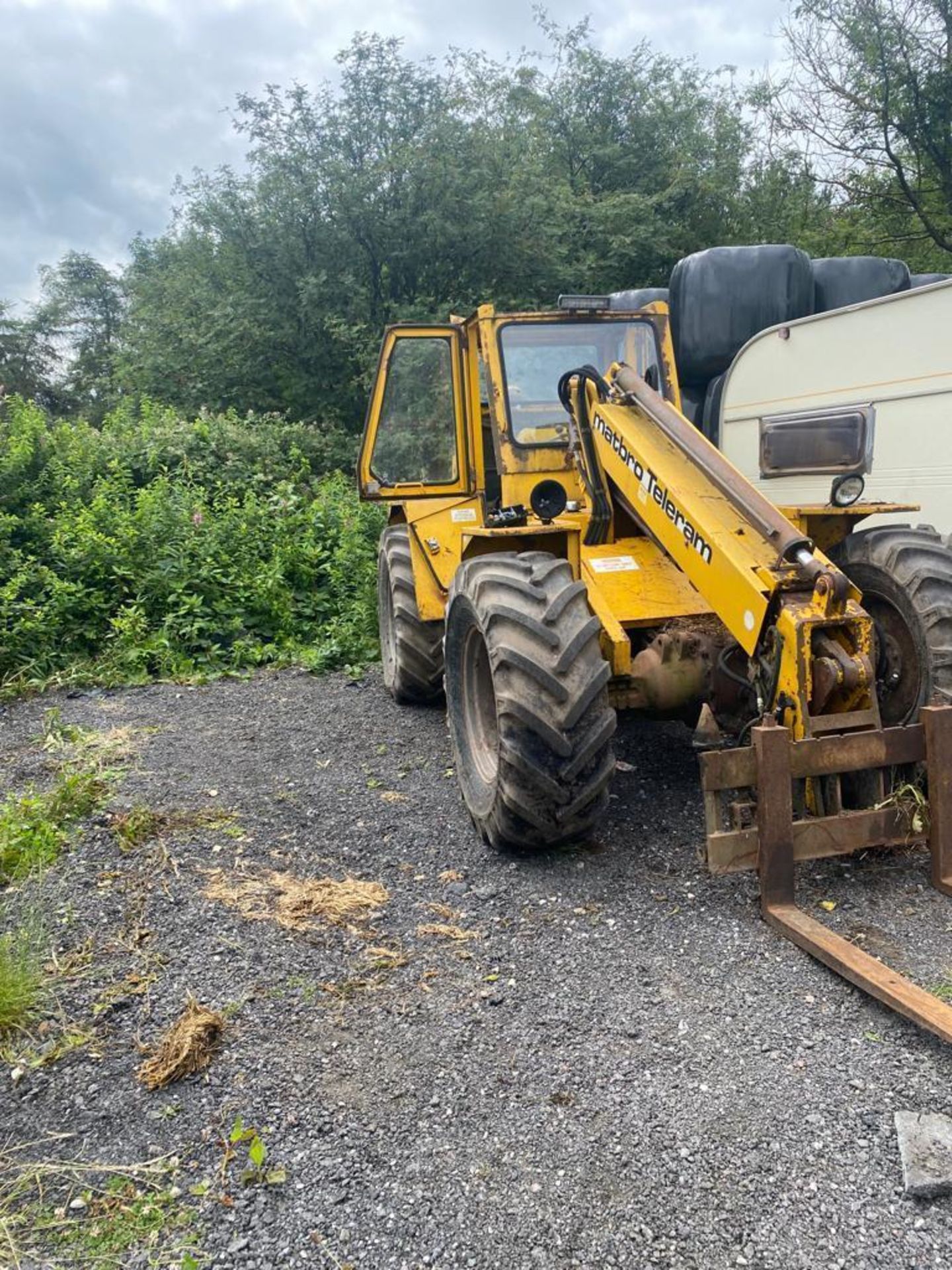 MATBRO B REG TELEHANDLER WITH FORKS, NO V5, NO VAT - Image 3 of 9