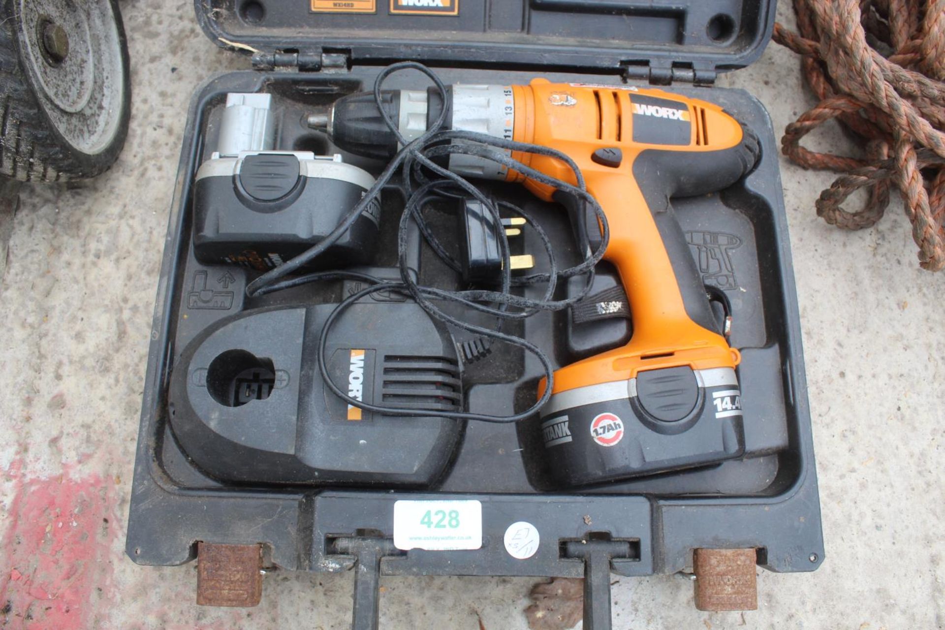 THREE BOXES OF POWER TOOLS & ONE WATER PUMP - NO VAT - Image 2 of 4