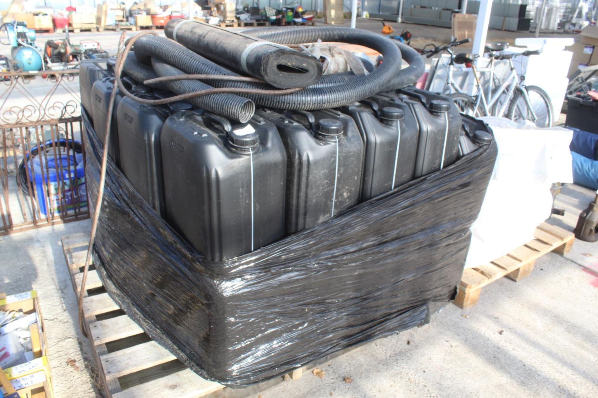 FORTY UNUSED BLACK DRUMS - NO VAT