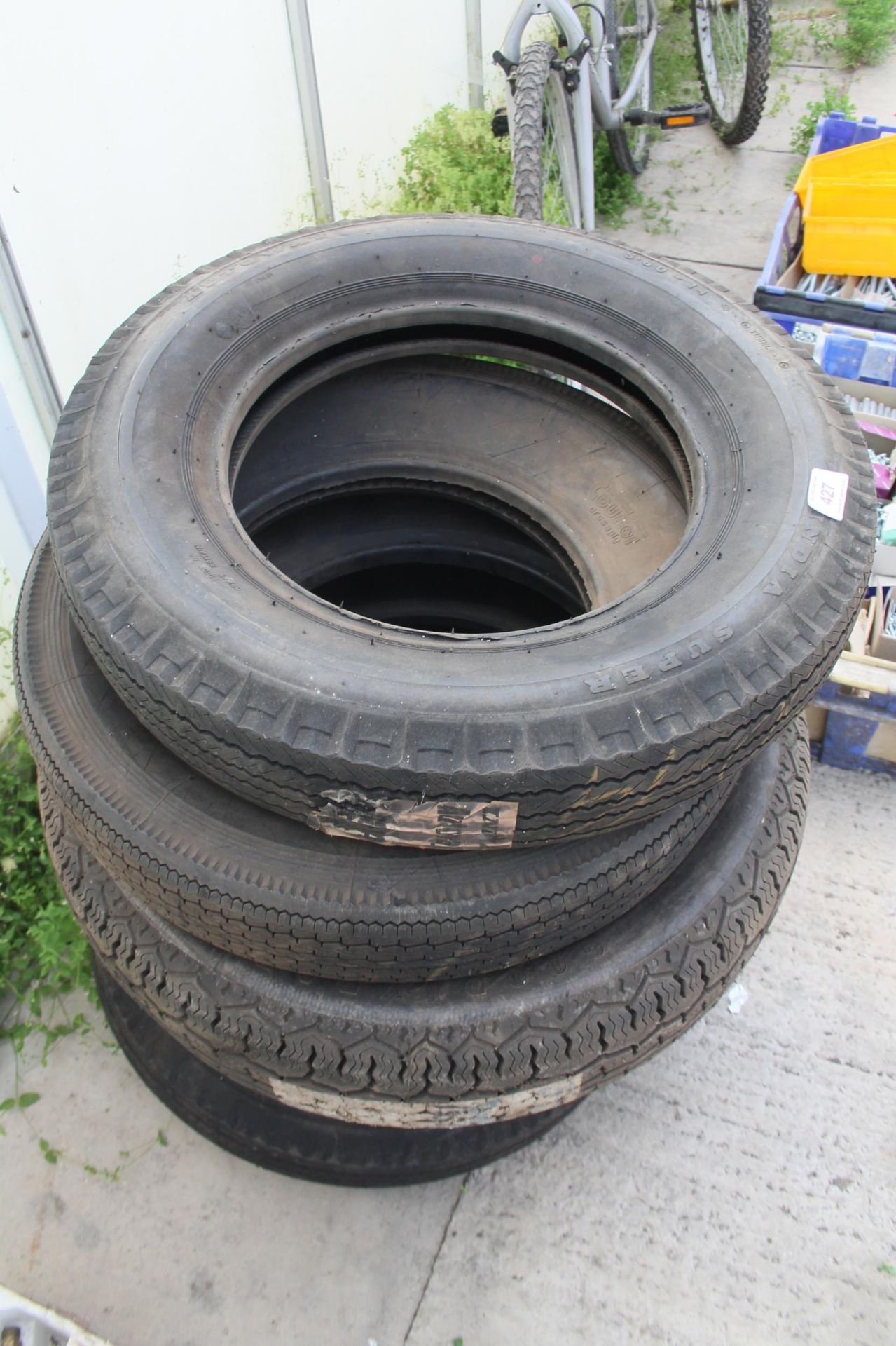 5 TYRES NO VAT