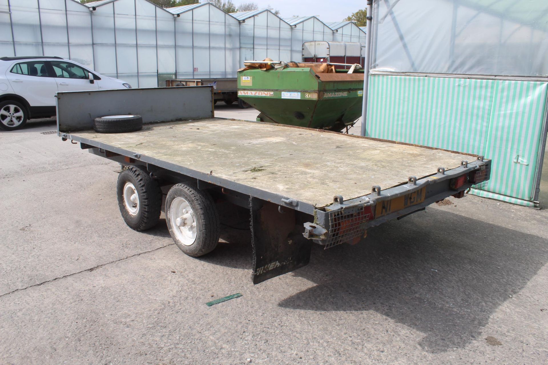 A TWIN AXLE 3.5 TONNE TRAILER NO VAT - Image 2 of 4