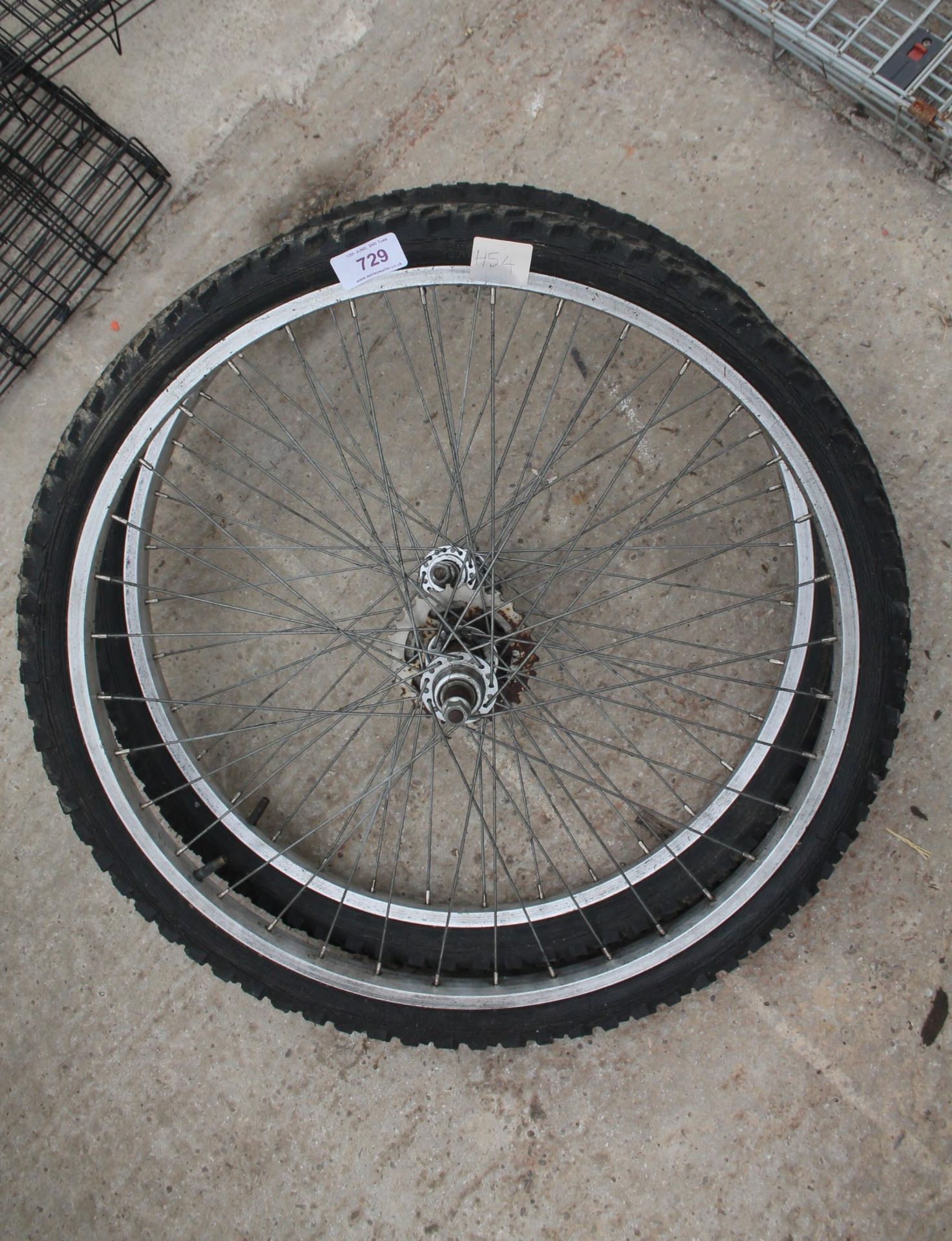 2 BIKE WHEELS + VAT