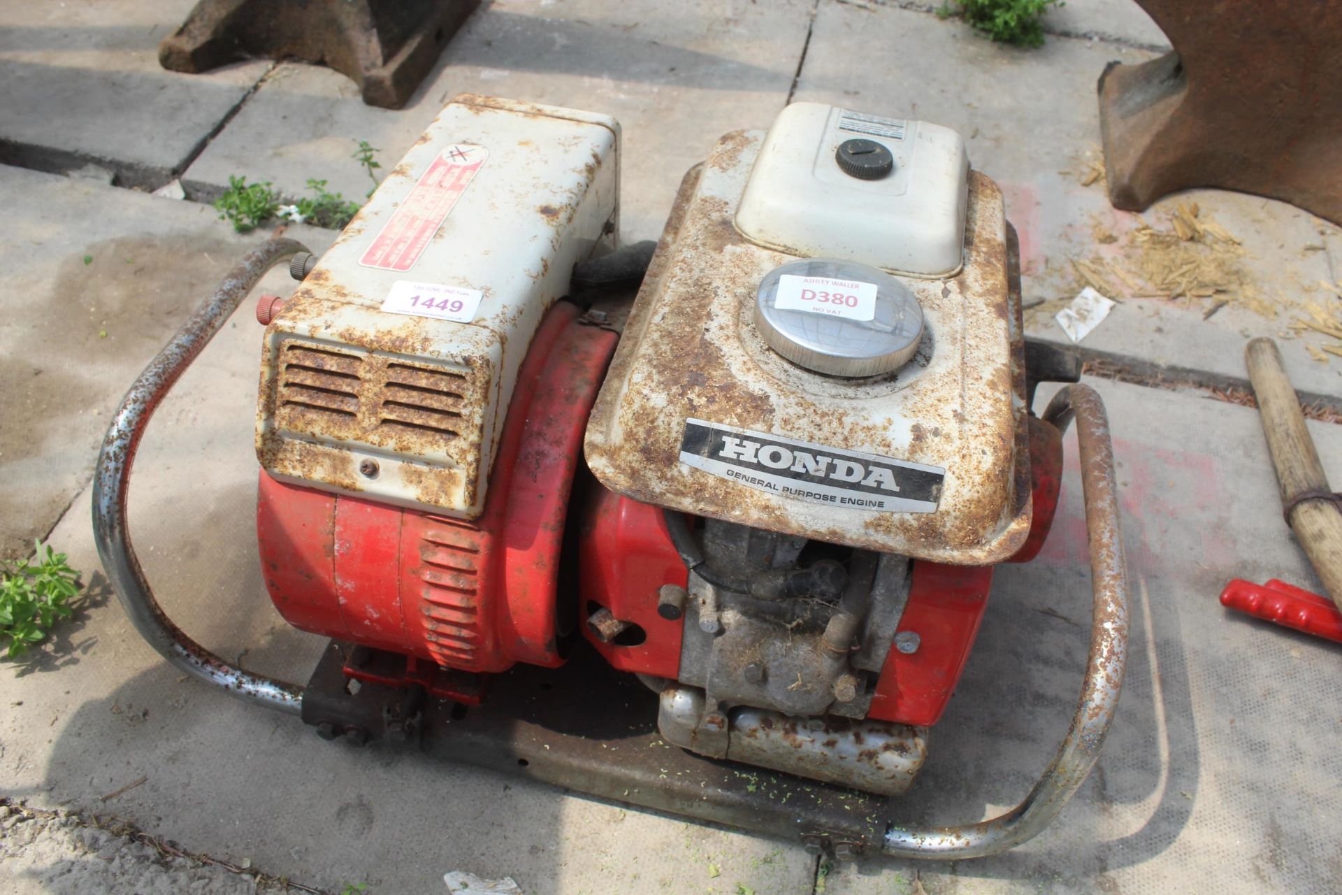 HONDA GENERATOR NO VAT