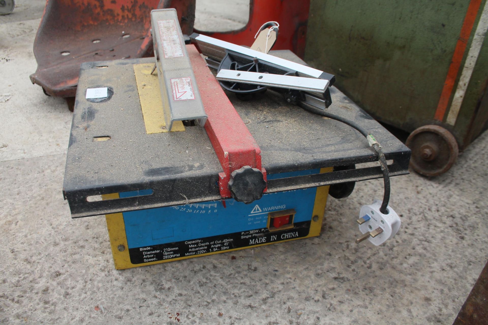 8" TABLE SAW DIRECT DRIVE ELECTRIC NO VAT