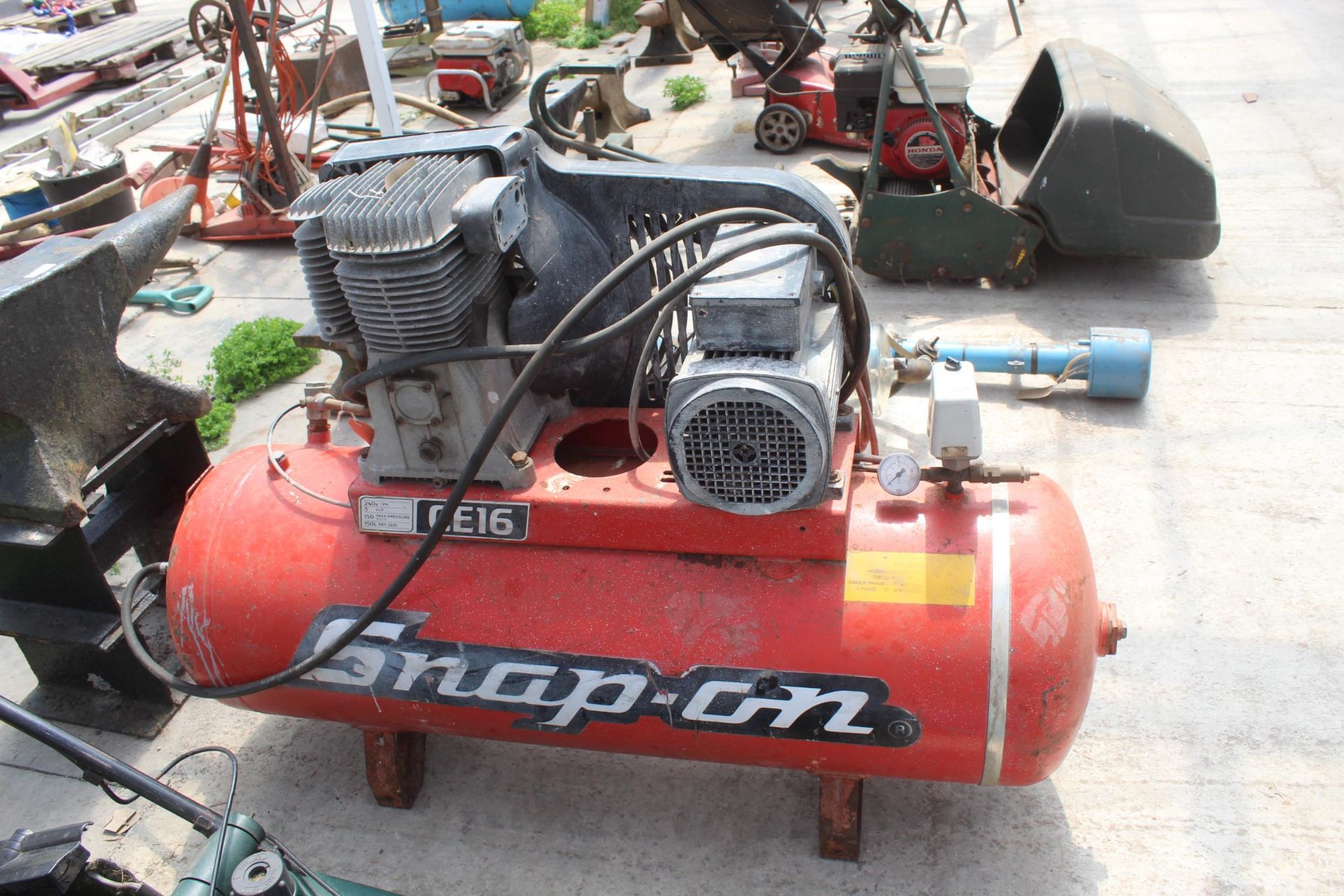 SNAP ON 3 PHASE AIR COMPRESSOR GWO NO VAT - Image 2 of 3