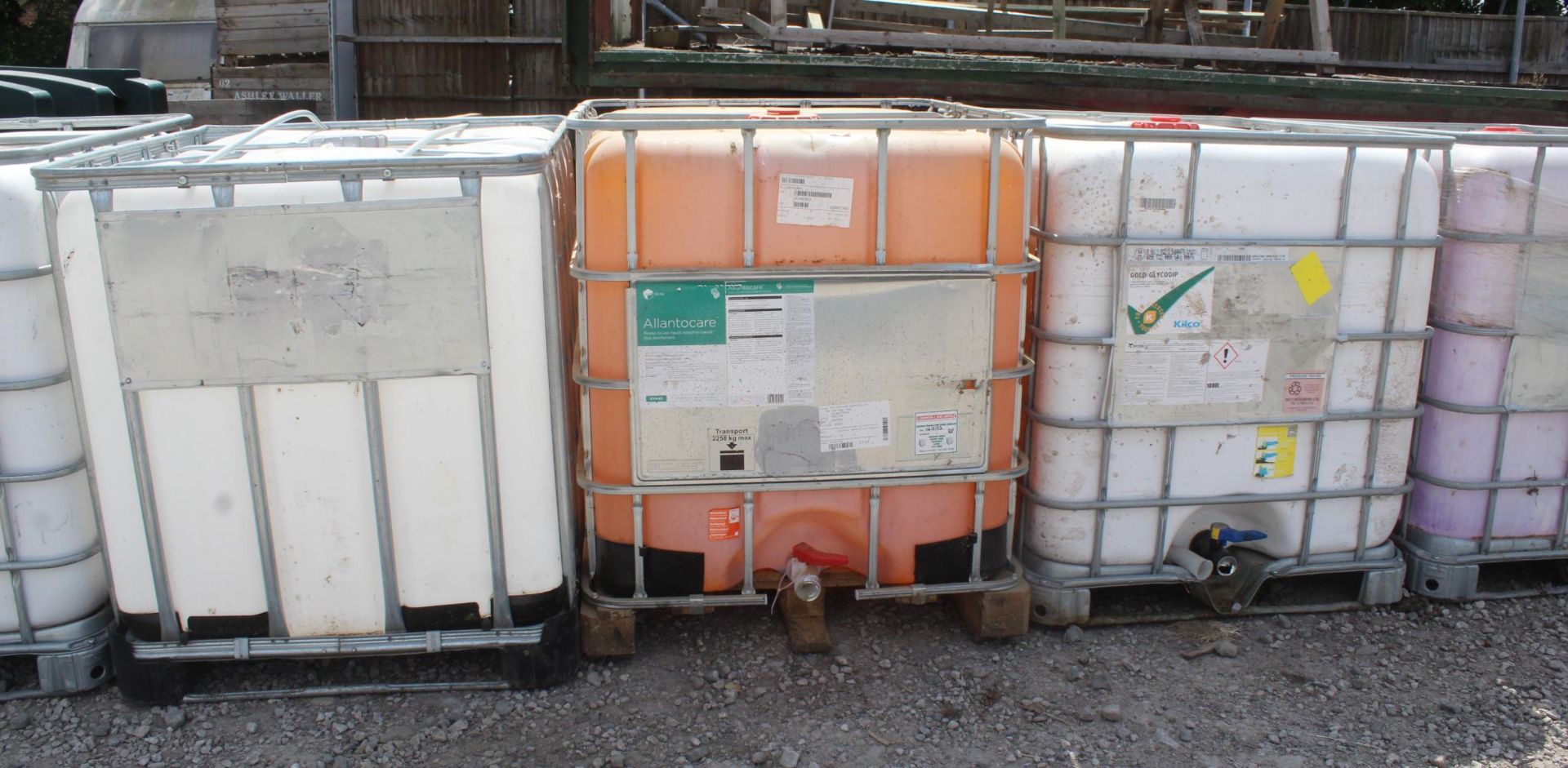 3 IBC PALLET TANKS NO VAT