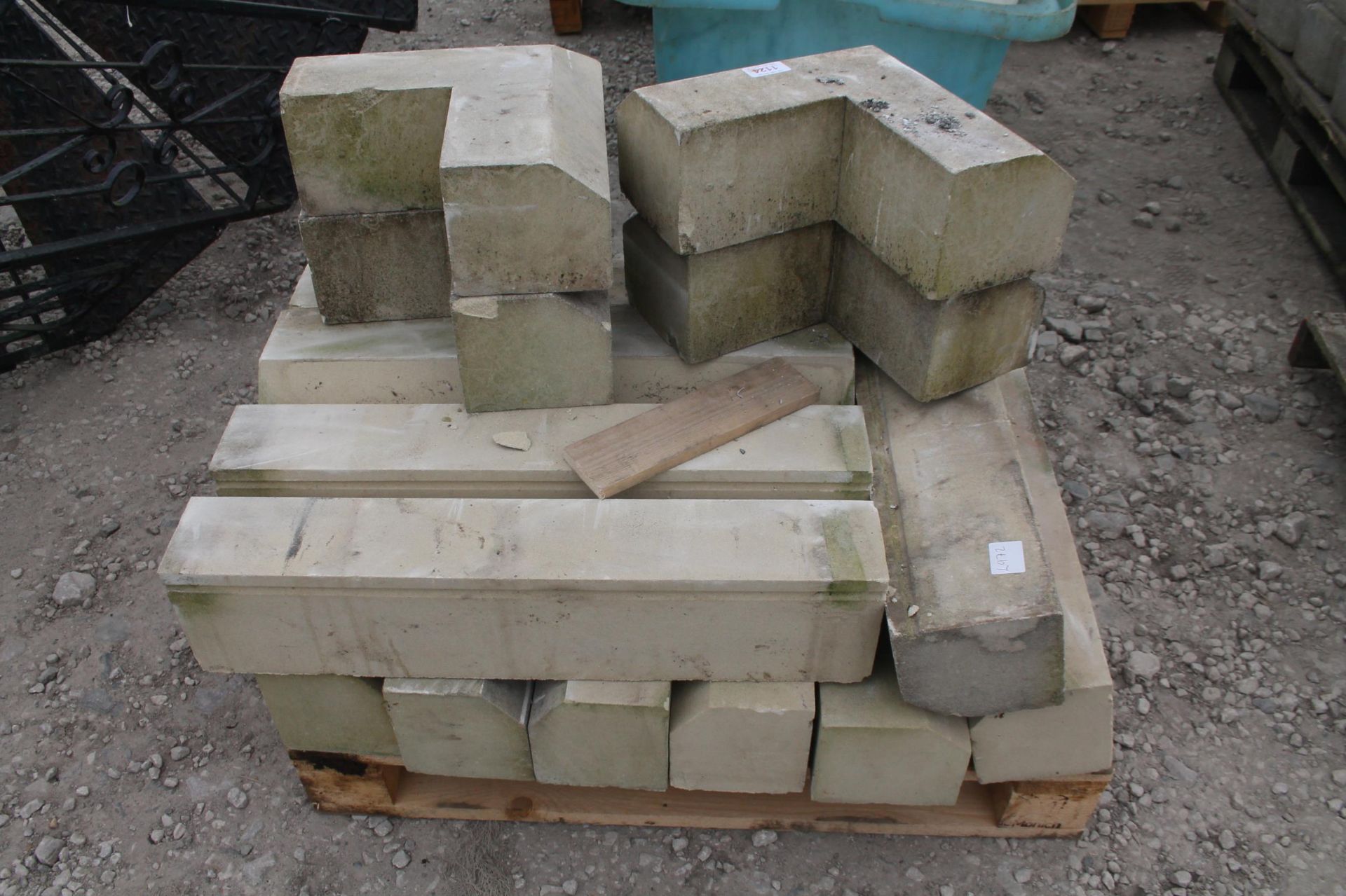 PALLET OF WINDOW EDGES AND CORNERS NO VAT