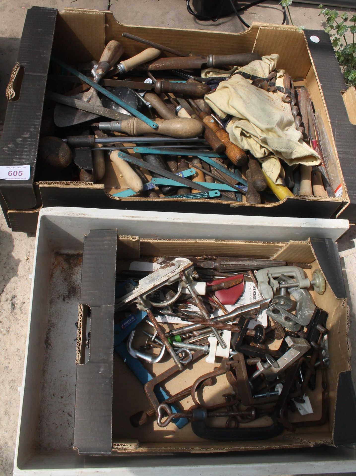 2 BOXES OF TOOLS NO VAT