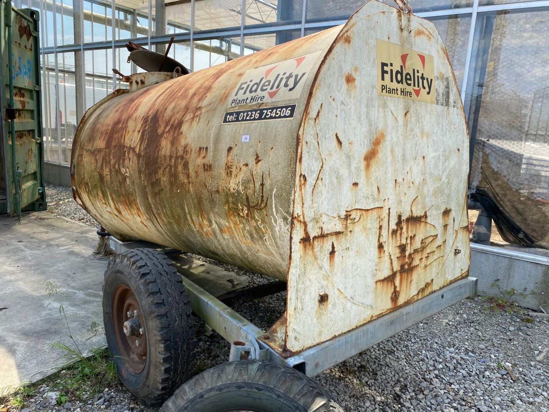FIDELITY WATER BOWSER NO VAT - Image 3 of 3