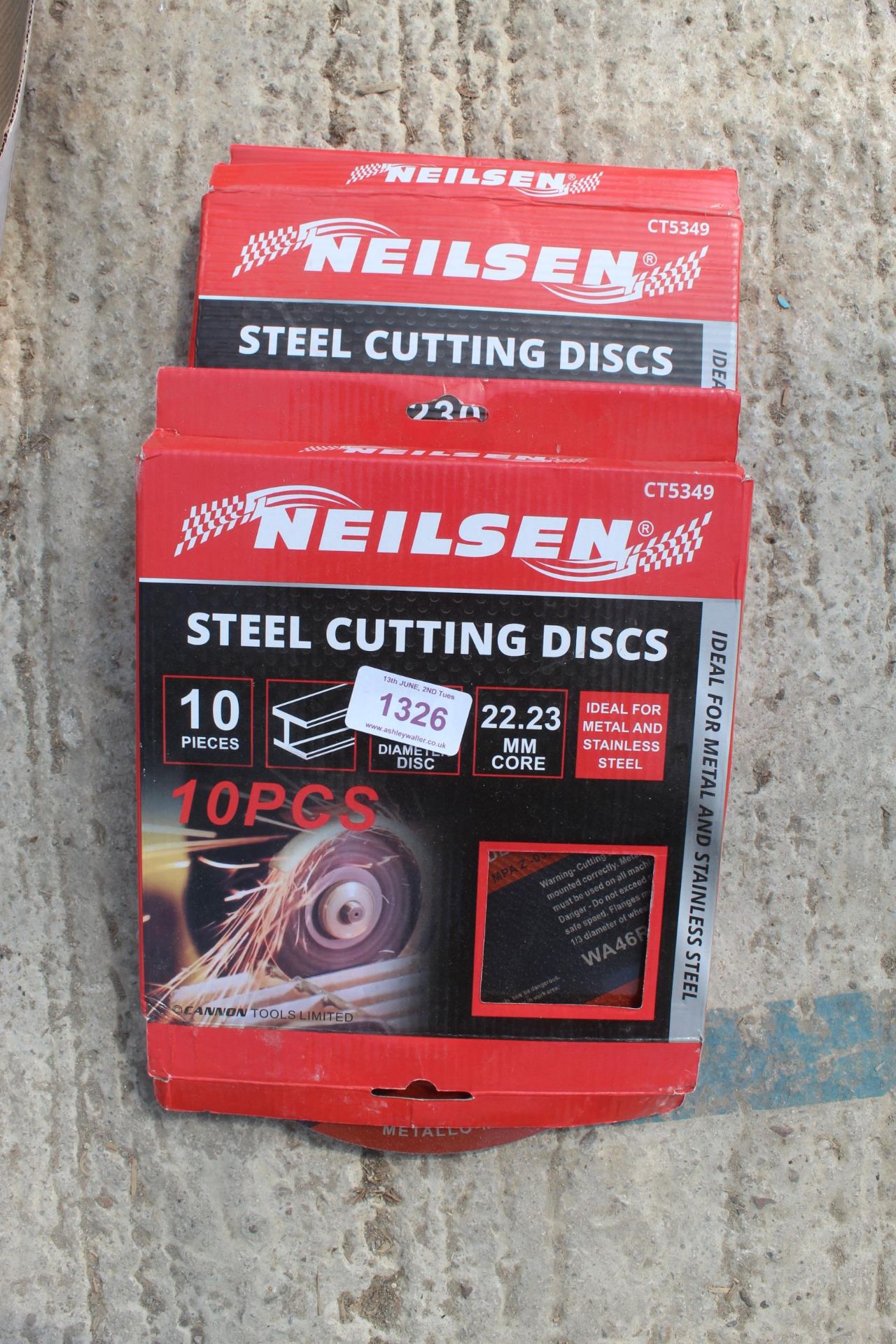 9" CUTTING DISCS X 20 + VAT