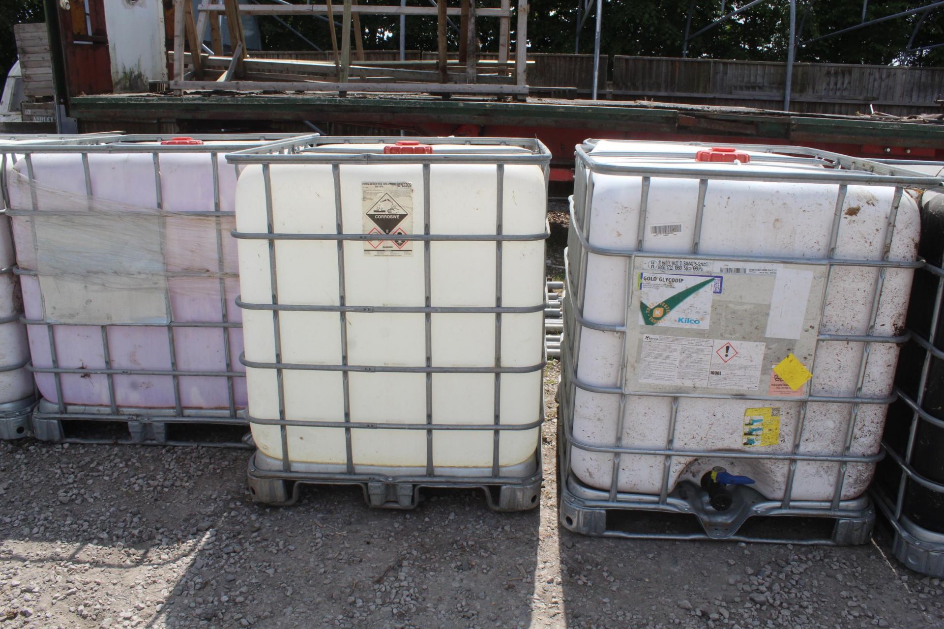 3 IBC PALLET TANKS NO VAT