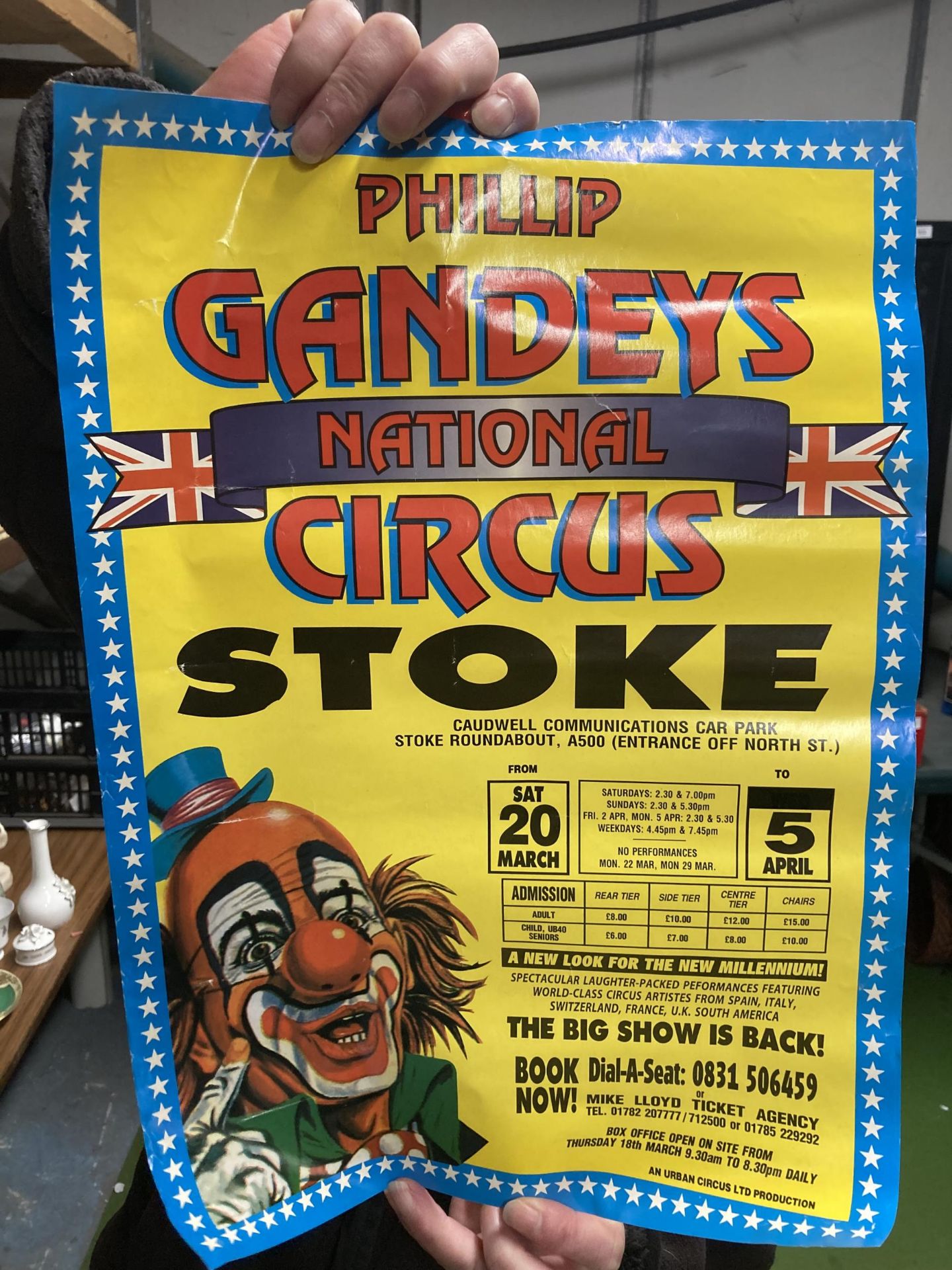 A QUANTITY OF ADVERTISING POSTERS TO INCLUDE GANDY ICE SHOW AND CIRCUS, KELLOGS, PANTOMIMES, ETC - Image 2 of 5