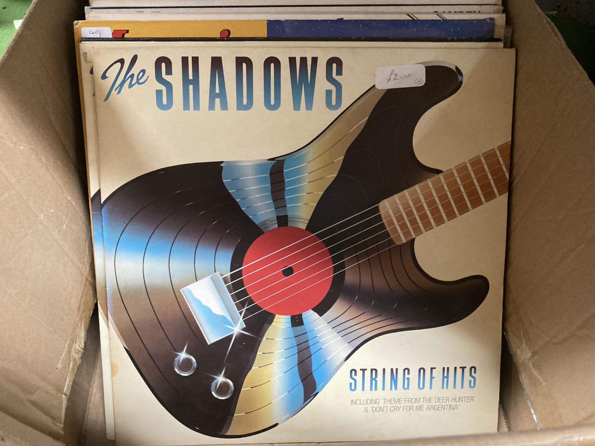 A BOX OF VINTAGE LP RECORDS, GENE PITNEY, NEIL DIAMOND, THE SHADOWS ETC - Image 2 of 5