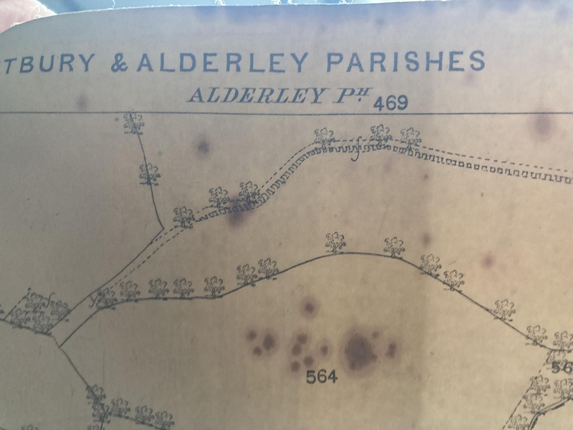 AN ANTIQUARIAN MAP OF CHESHIRE (EASTERN DIVISION) GAWSWORTH AND PRESTBURY PARISHES TOGETHER WITH A - Image 3 of 10