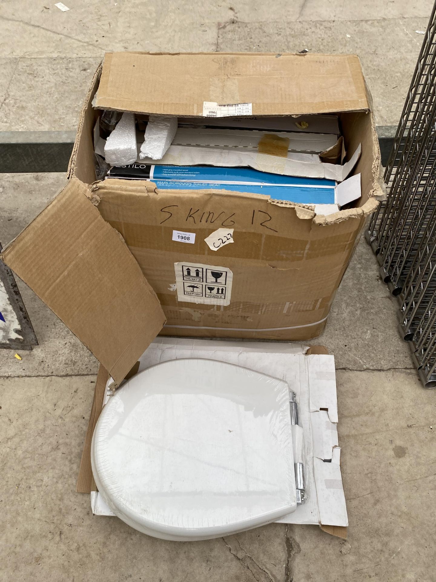 EIGHT AS NEW AND BOXED TOILET SEATS