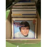 A BOX OF VINTAGE LP RECORDS, GENE PITNEY, NEIL DIAMOND, THE SHADOWS ETC