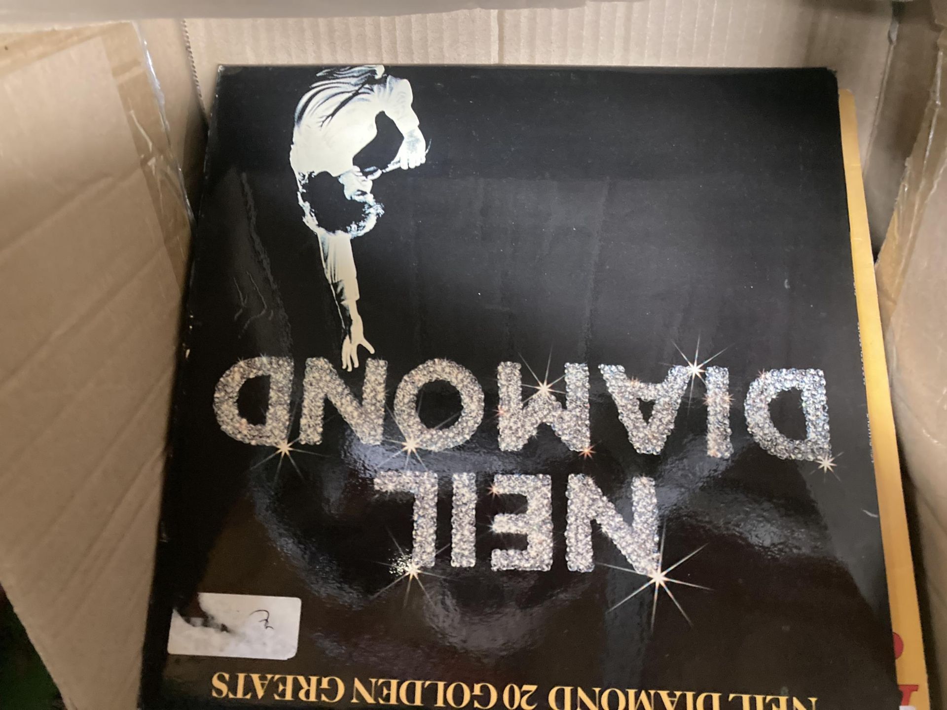 A BOX OF VINTAGE LP RECORDS, GENE PITNEY, NEIL DIAMOND, THE SHADOWS ETC - Image 3 of 5