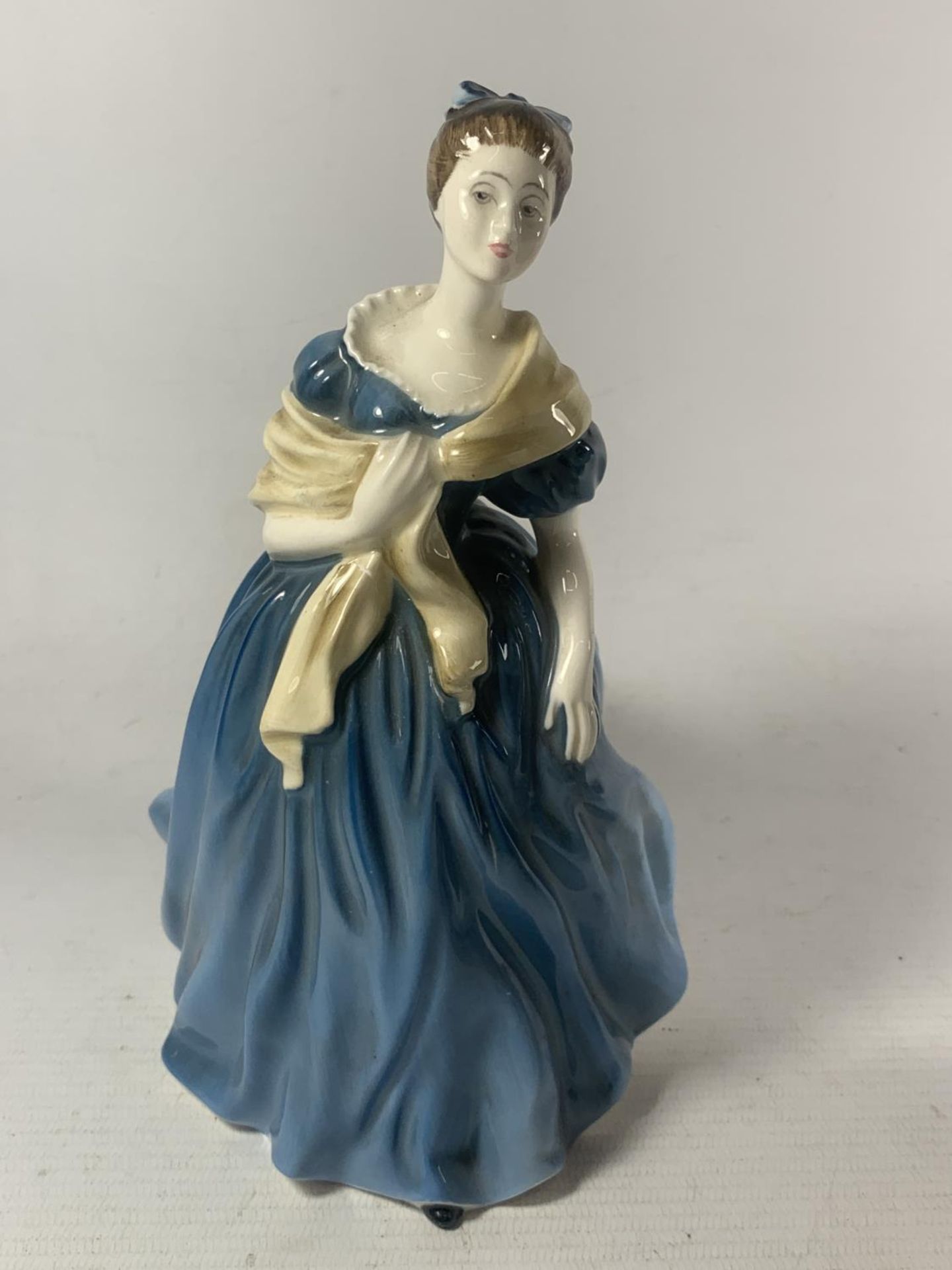 TWO ROYAL DOULTONFIGURES TO INCLUDE REFELCTIONS HARVEST TIME AND ADRIENNE - Image 3 of 5