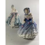 TWO ROYAL DOULTON FIGURES SOUTHERN BELLE AND ALICE