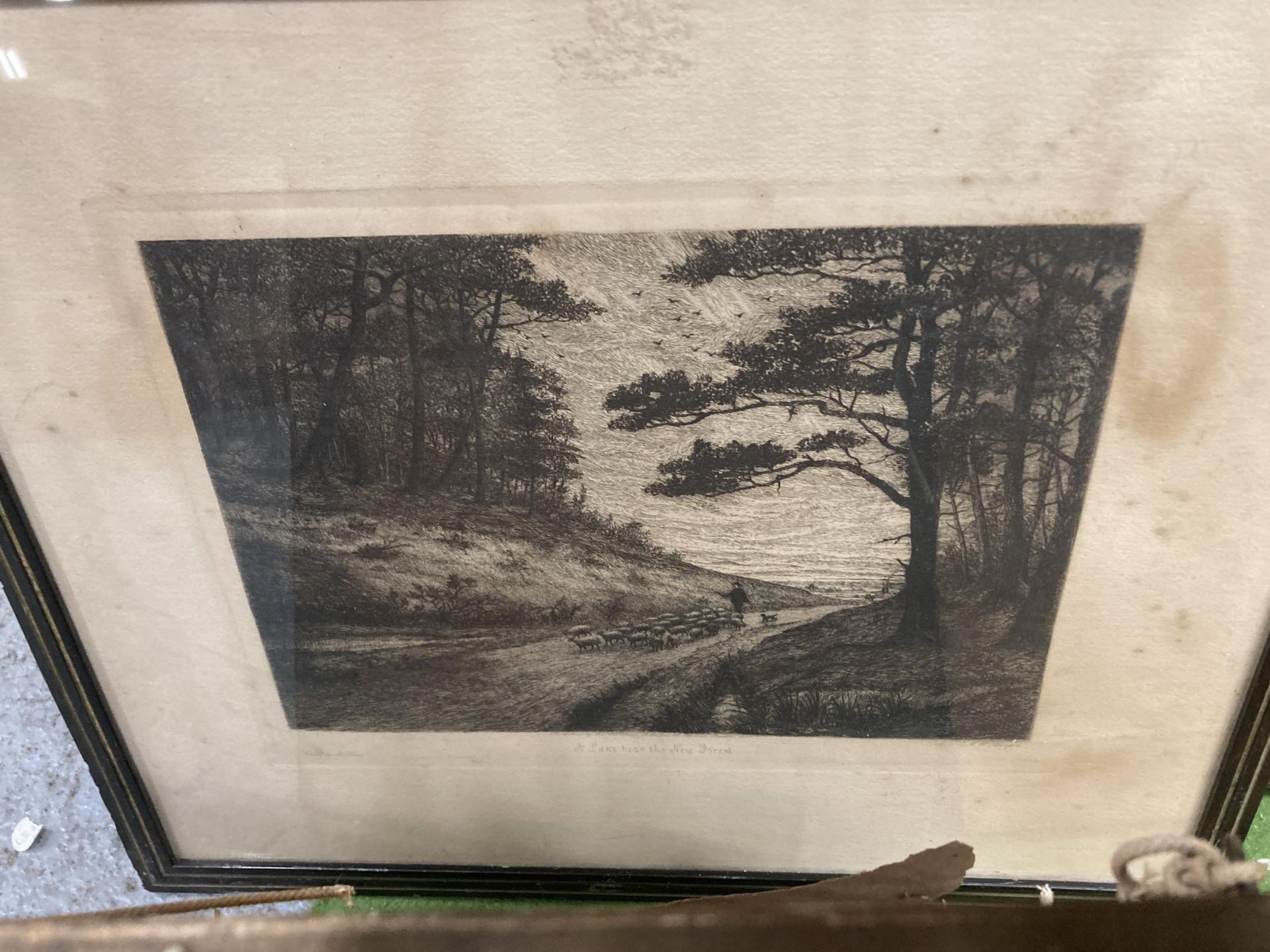 A MIXED LOT OF VINTAGE ENGRAVINGS AND PRINTS TO INCLUDE JOHN BAILEY, GILT FRAMED EXAMPLE ETC - Image 6 of 7