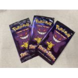 THREE SEALED POKEMON TRICK OR TRADE BOO-STER PACKS - IMPORTED FROM THE U.S.