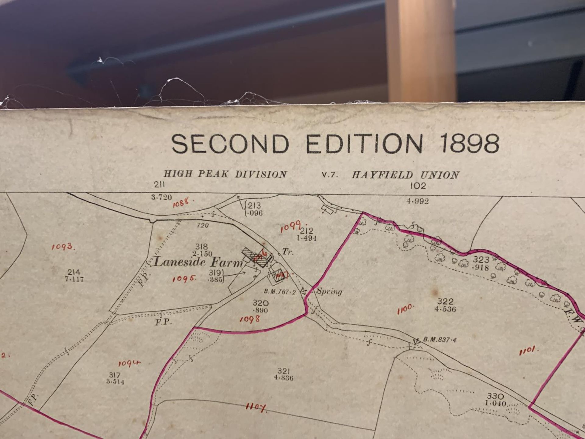 AN ANTIQUARAIN ORDNANCE SURVEY 1921 MAP OF HORWICH END, A 1910 EDITION OF STRETFORD DIVISON, - Image 10 of 10