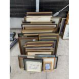 A LARGE ASSORTMENT OF FRAMED PRINTS AND PICTURES