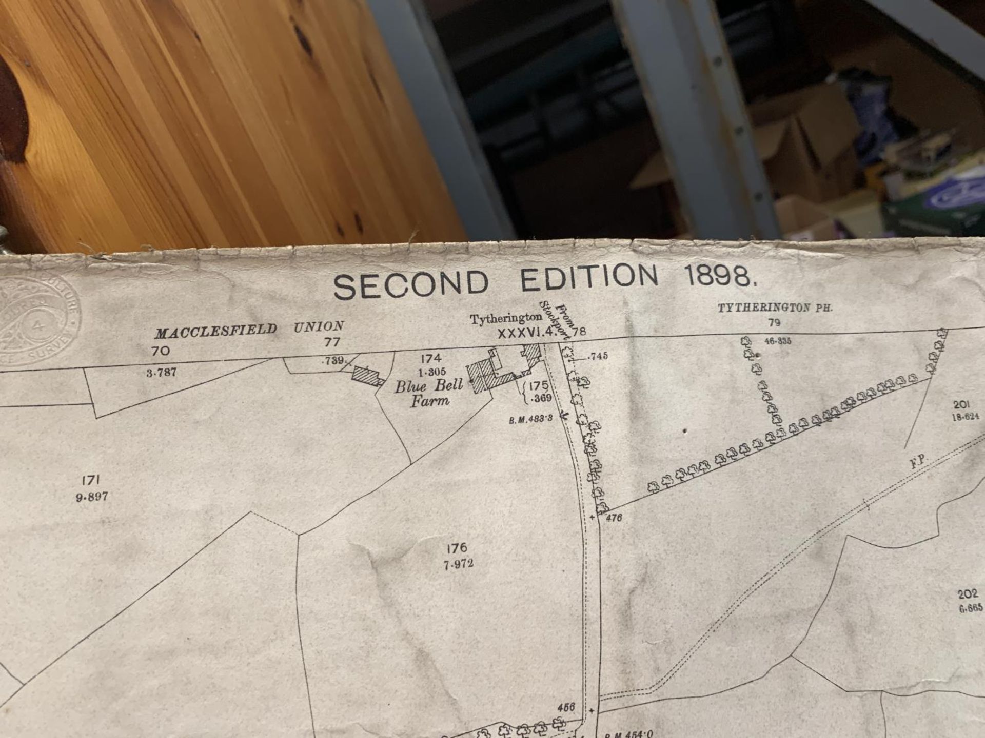 A VERY LARGE 1897 AND 1899 SECOND EDITION MAP OF KNUTSFORD DIVISON CHESHIRE. - Image 5 of 5