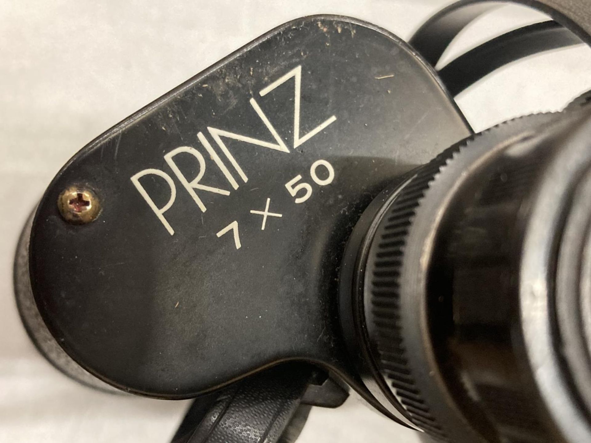 TWO PAIRS OF BINOCULARS, PATHESCOPE DE LUXE 16 X 50 FIELD AND PRINZ 7 X 50 - Image 2 of 5