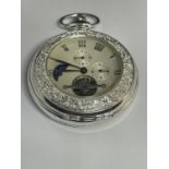 A SKELETON POCKET WATCH